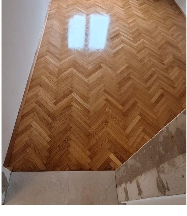 Renovace původních parket — stav po realizaci